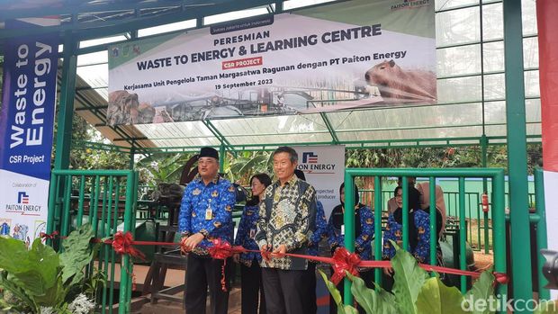 Mesin biodigester di Taman Margasatwa Ragunan