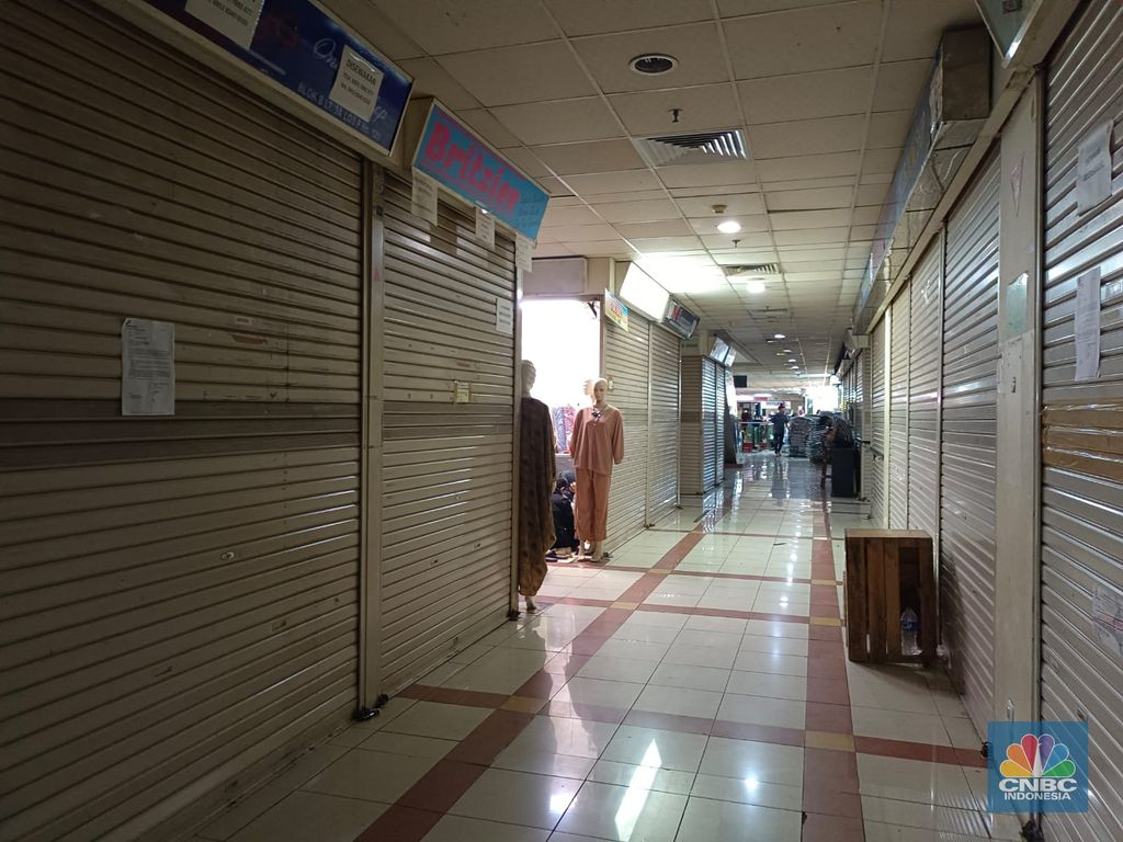 Pasar tanah abang, Jakarta, Rabu (20/9/2023). (CNBC Indonesia/Martyasari Rizky)