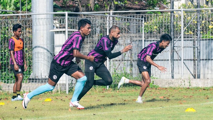 Pemain Arema berlatih keras jelang hadapi Persebaya