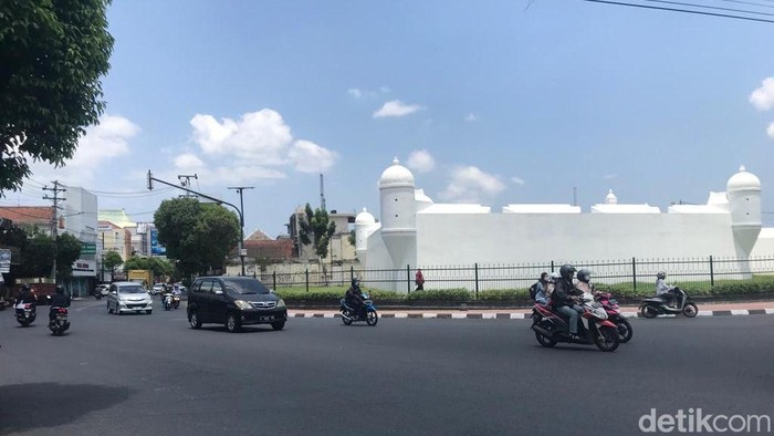 Pojok Beteng Keraton Jogja timur-utara atau Jokteng Lor Wetan, Rabu (20/9/2023).