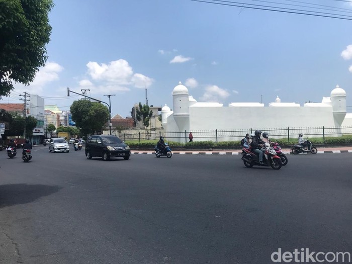 Pojok Beteng Keraton Jogja timur-utara atau Jokteng Lor Wetan, Rabu (20/9/2023).