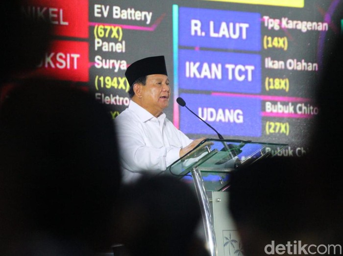 Prabowo Subianto saat menghadiri acara Sarapan Bareng 1.000 Guru Ngaji se-DIY di Prima SR, Sleman, Rabu (20/9/2023).