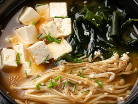 Resep Sup Tofu, Wakame dan Jamur