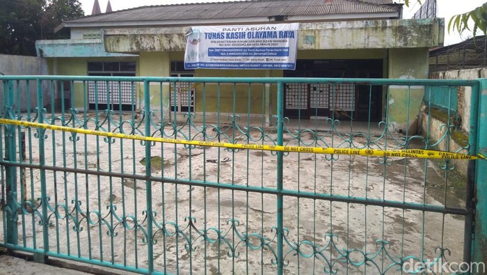 Suasana Panti Asuhan Yayasan Tunas Kasih Olayama Raya di Jalan Pelita, Kecamatan Medan Perjuangan, Kota Medan. (Goklas Wisely/detikSumut).