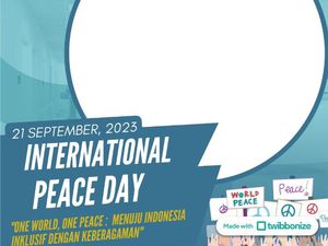 10 Link Twibbon Hari Perdamaian Internasional 21 September 2023