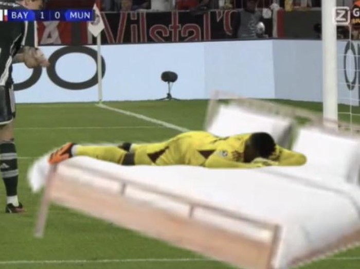 andre onana,meme,meme andre onana,meme sepakbola,bayern munich vs manchester united,bayern munich vs mu,manchester united,liga champions,bayern munich vs man united
