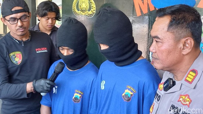 Anggota geng motor WKP pelaku pembacokan di Kartasura, Sukoharjo. Foto diambil Kamis (21/9/2023).