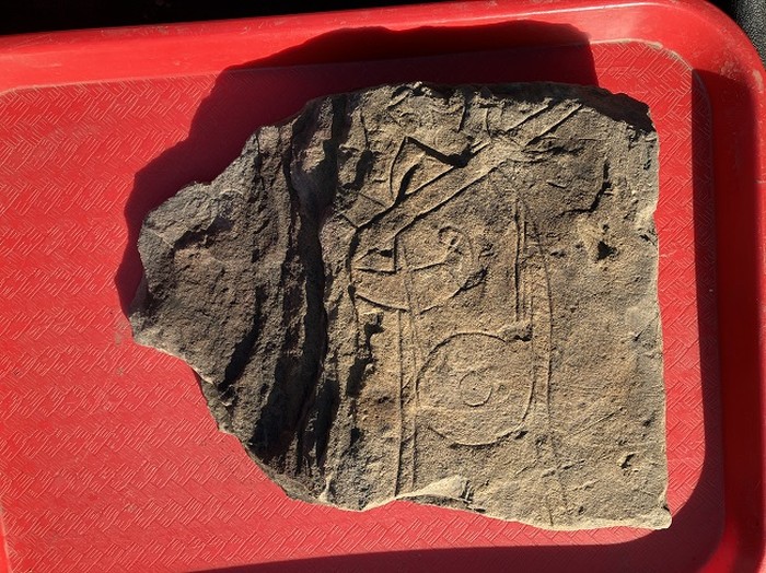Batuan bergambar prajurit di Skotlandia