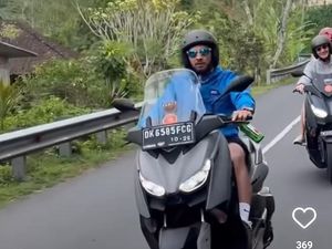 Polisi Telusuri Bule Ugal-ugalan Naik Motor Zig-zag Sambil Minum Bir