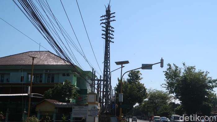 Cagak Aniem Palbapang di simpang Palbapang, Bantul, Selasa (12/9/2023).