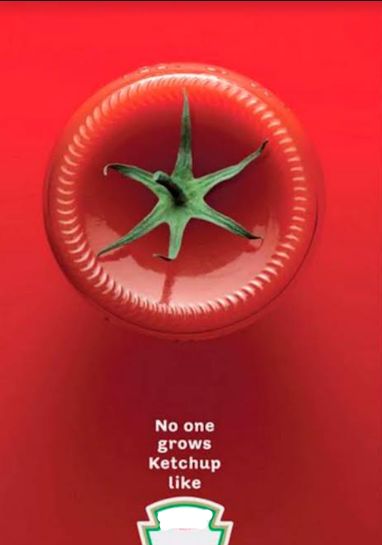Iklan saus tomat.