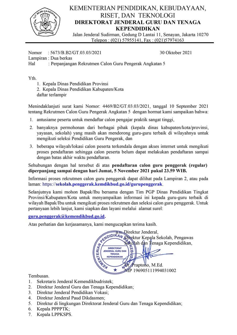 Contoh surat resmi dinas pendidikan.