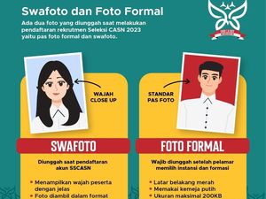 Perbedaan Swafoto dan Pasfoto Formal untuk Pendaftaran CASN