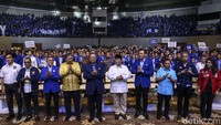 Dalam Rapimnas itu, Ketua Umum Partai Demokrat Agus Harimurti Yudhoyono atau AHY memastikan Demokrat mendukung Prabowo Subianto sebagai capres 2024.  