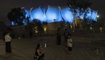 Hangzhou Olympic Sports Centre Stadium Bertabur Cahaya Jelang Asian Games