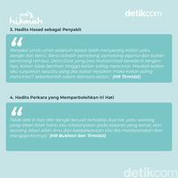 Infografis: Hadits Tentang Hasad Dan Bahayanya, Naudzubilah Min Zaalik!