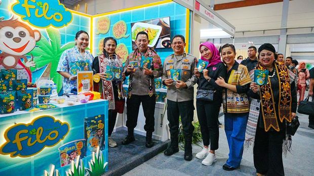 Kapolri di Bazar Kreasi Nusantara