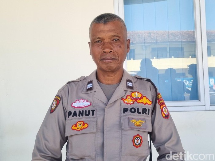 Kasubnit 1 Dalmas Satsamapta Polres Bantul Aiptu Panut Sudiyana alias Mbah Panut, Kamis (21/9/2023).