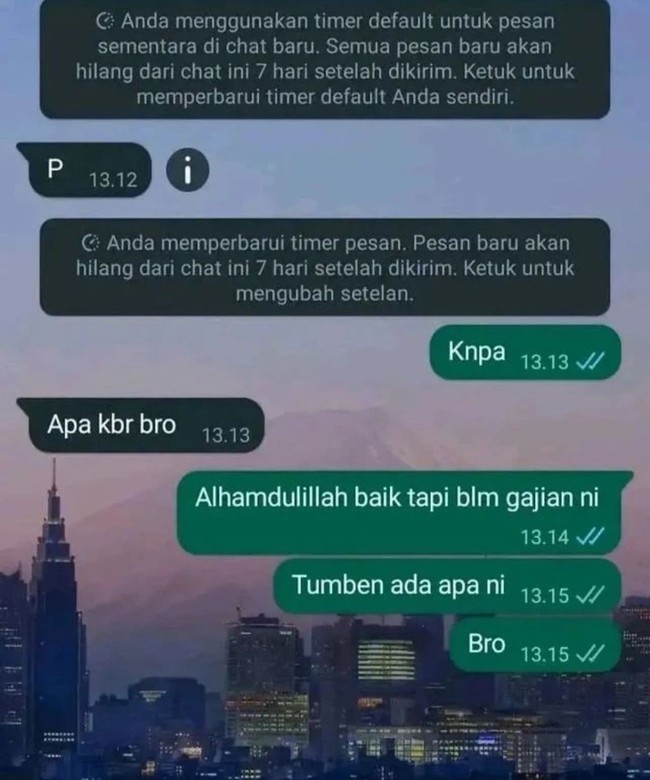 Cara jitu untuk mengantisipasi temen yang mau pinjam duit. Sebelum dipinjam udah bilang belum gajian dulu. Foto: instagram.com/milyhya.mp4.id