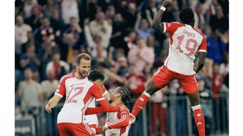 Akun ini berterima kasih pada Bayern Munich yang berhasil mengalahkan MU hingga membungkam pendukungnya di media sosial. Foto: Twitter