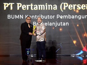 Pertamina Dinobatkan Jadi BUMN Kontributor Pembangunan Berkelanjutan