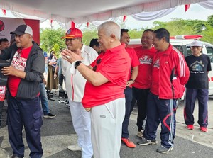 Pj Gubernur Hadiri Acara Partai-Netralitas ASN di NTB Rawan Jelang Pemilu 2024