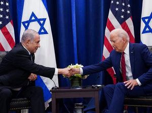 Joe Biden Tiba di Israel Disambut Netanyahu