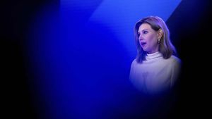 Potret Olena Zelenska yang Minta Anak-anak Ukraina Dikembalikan dari Rusia
