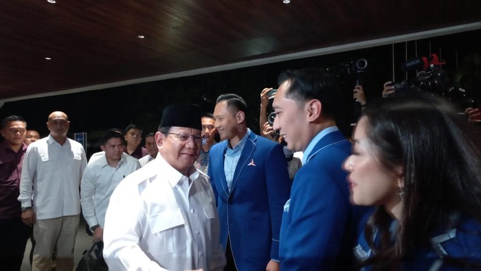 Prabowo hadir Rapimnas Demokrat