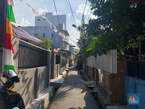 Rumah milenial di Taman Sari, Jakarta Barat. (CNBC Indonesia/Rindi Salsabilla)