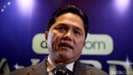 Semringah Erick Thohir Raih Penghargaan Tokoh Transformasi BUMN