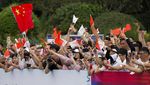Tarian Khas Semarakkan Kirab Obor Asian Games 2023 Hangzhou