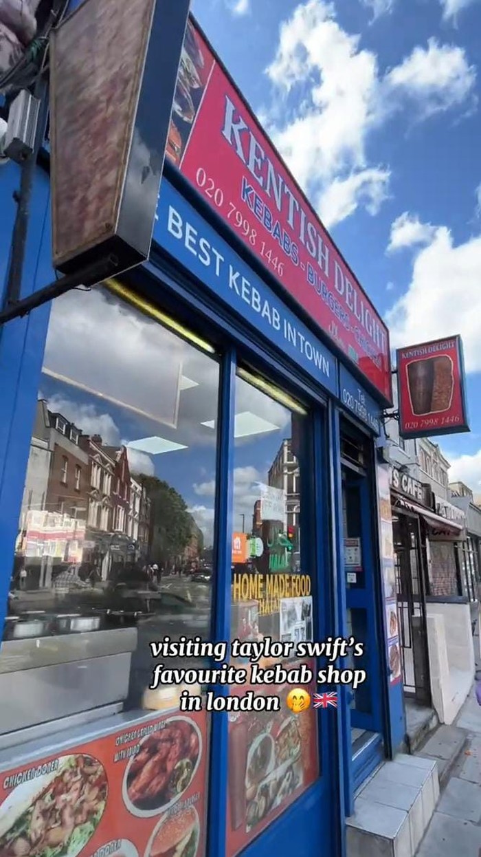 Toko Kebab Favorit Taylor Swift di London Jadi 'Wisata' Bagi Swiftie