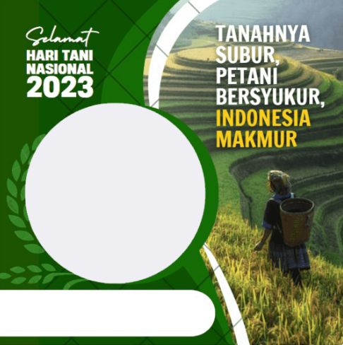 Twibbon Hari Tani Nasional 2023