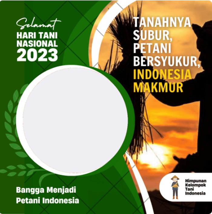 Twibbon Hari Tani Nasional 2023