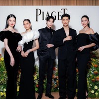 Velove Vexia menghadiri gala dinner yang digelar brand perhiasan asal Swiss, Piaget, di Nai Lert Park, Thailand. Selain Velove, sejumlah selebriti dari negara lain juga turut hadir. Foto: Instagram/@vaelovexia, Piaget