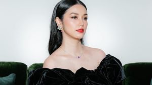 Foto: Velove Vexia Anggun Bergaun Hitam di Acara Piaget Bareng Hwang In Yeop