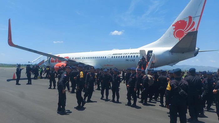 200 personel BKO Polda Sulut dikirim ke Pohuwato. Dokumen Istimewa