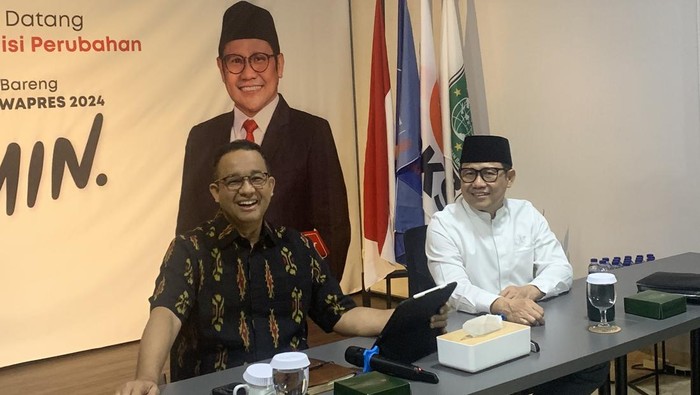 Anies Baswedan dan Cak Imin (Mulia/detikcom)