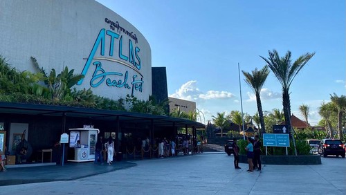 Atlas Beach di Canggu, Badung, Bali, Jumat (26/5/2023)