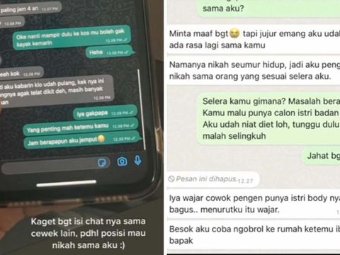 Curhat seorang wanita viral yang gagal menikah karena pasangannya dekat dengan wanita lain dan tidak ingin mempunyai istri bertubuh gemuk.