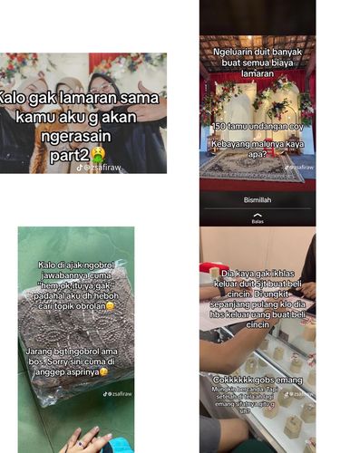 Curhat wanita yang menjalin hubungan dengan pria toxic. Berujung batal menikah, viral di TikTok.