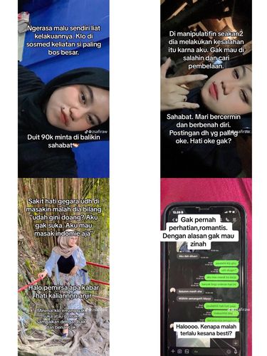 Curhat wanita yang menjalin hubungan dengan pria toxic. Berujung batal menikah, viral di TikTok.