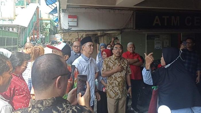 Fraksi PDIP DKI tinjau Blok G Pasar Tanah Abang