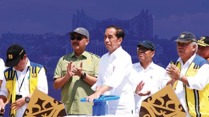 Infografis Jokowi resmikan 3 proyek baru di IKN