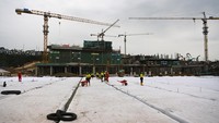 Dalam keterangannya usai peninjauan, Jokowi menyebut progres pembangunan kantor presiden tersebut cukup baik dan sudah mencapai 38%. Selain itu, Presiden juga menyampaikan pembangunan sejumlah infrastruktur yang ada di IKN masih sesuai dengan perencanaan.  