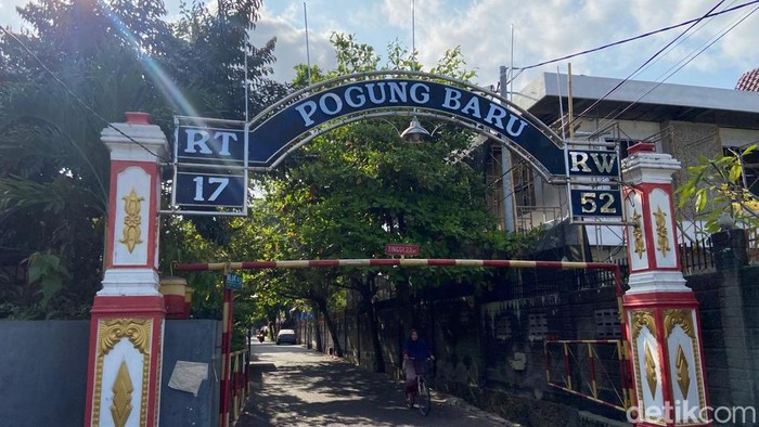 Kawasan Pogung yang sering disebut labirin di Jogja. Foto diambil Selasa (19/9/2023).