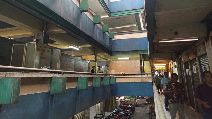 Kondisi Pasar Tanah Abang blok G