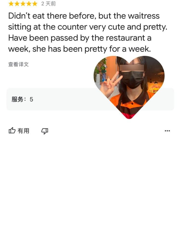 Pelayannya Cantik, Restoran Ini Diberi Bintang Lima oleh Seorang Pengunjung