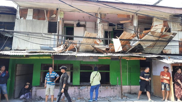 Penampakan lokasi prostitusi Gang Royal usai ditutup Pemprov DKI (Annisa/detikcom)